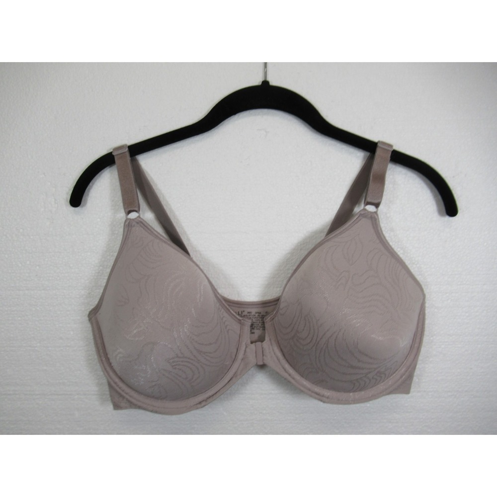 Bali Comfort Revolution Front Close Bra 36D Purple Underwire 3P66